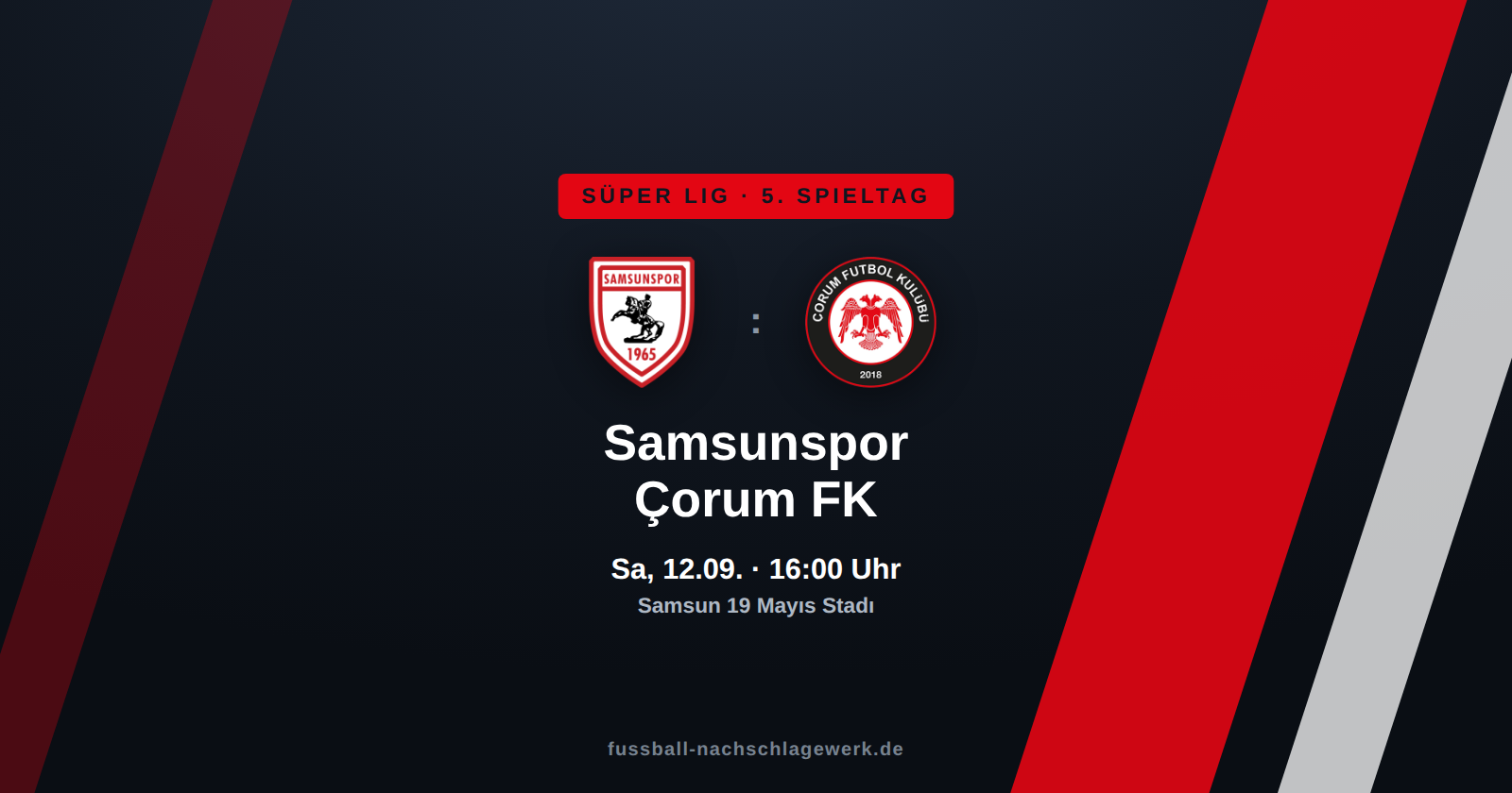 Samsunspor – Çorum FK: Kellerduell mit gegensätzlichen Vorzeichen