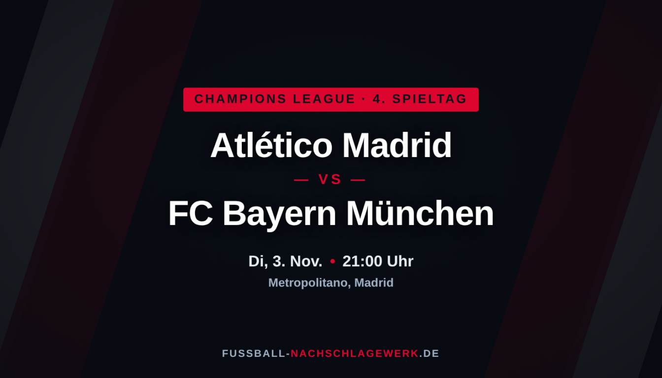 Atlético Madrid – FC Bayern München: Vorschau, Prognose & Übertragung (Champions League)
