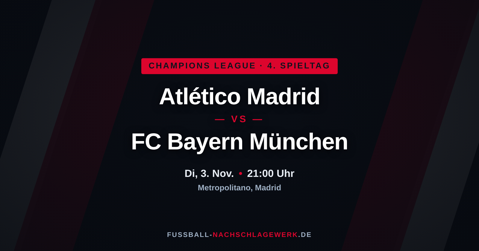 Atlético Madrid – FC Bayern München: Vorschau, Prognose & Übertragung (Champions League)