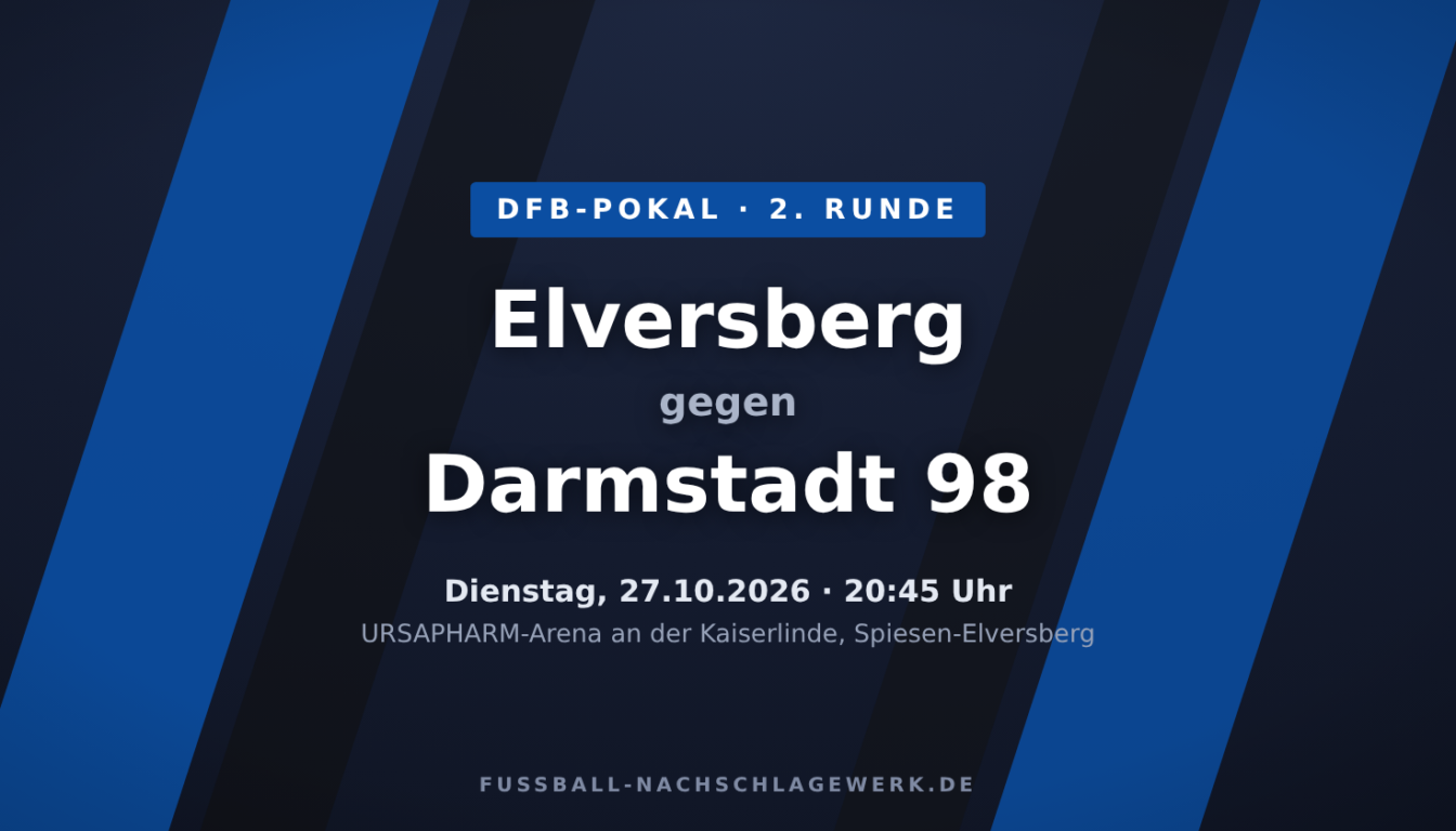 SV Elversberg – Darmstadt 98: Torhungrige Saarländer gegen wankende Lilien