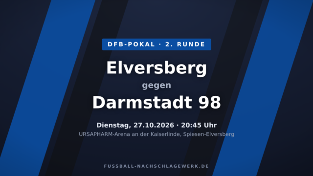 SV Elversberg – Darmstadt 98: Torhungrige Saarländer gegen wankende Lilien