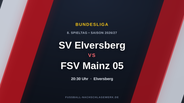 SV Elversberg gegen FSV Mainz 05: Vorschau, Prognose & Übertragung (Bundesliga)