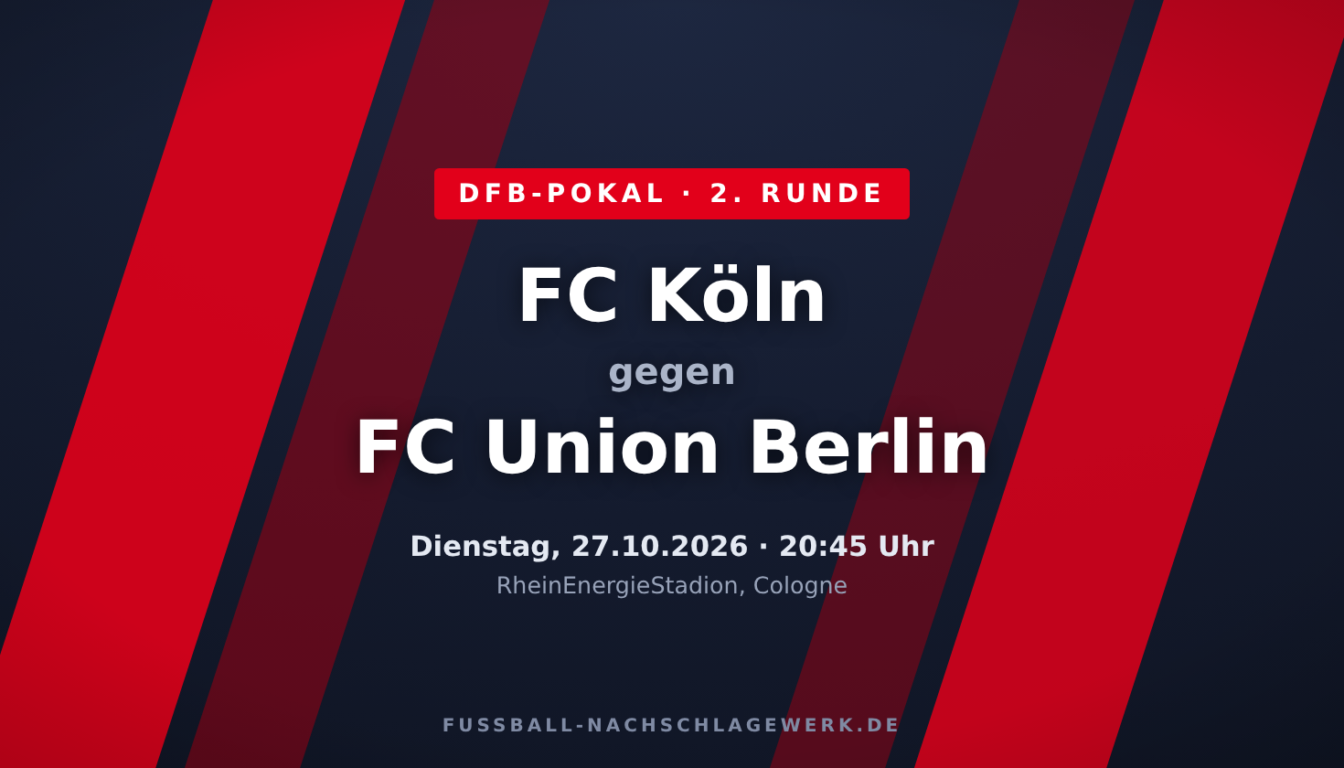 1. FC Köln – 1. FC Union Berlin: Bundesliga-Prestige im dezimierten Pokalduell