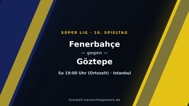 Fenerbahçe – Göztepe: Favorit am Bosporus gegen die formstarke Überraschungs-Elf