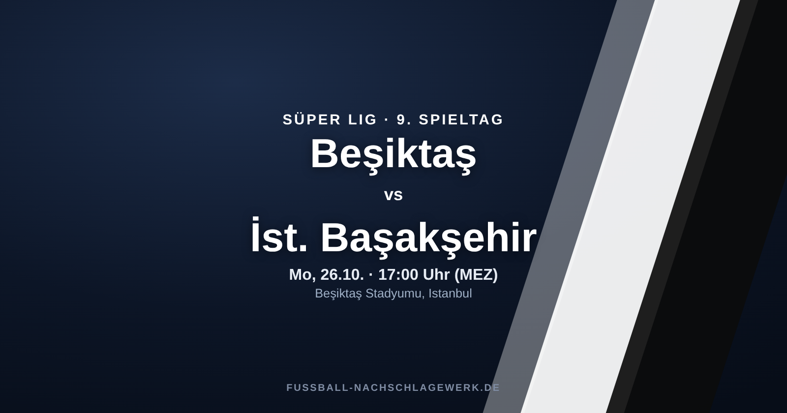 Beşiktaş – İstanbul Başakşehir: Spieltagsvorschau, Ausfälle & Prognose (Süper Lig)
