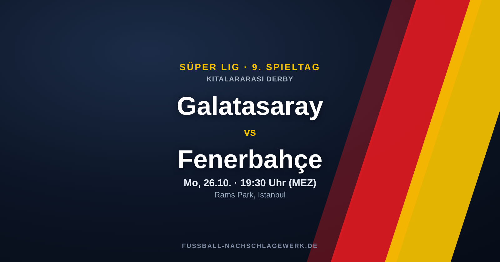 Galatasaray – Fenerbahçe: Spieltagsvorschau, Ausfälle & Prognose (Süper Lig)