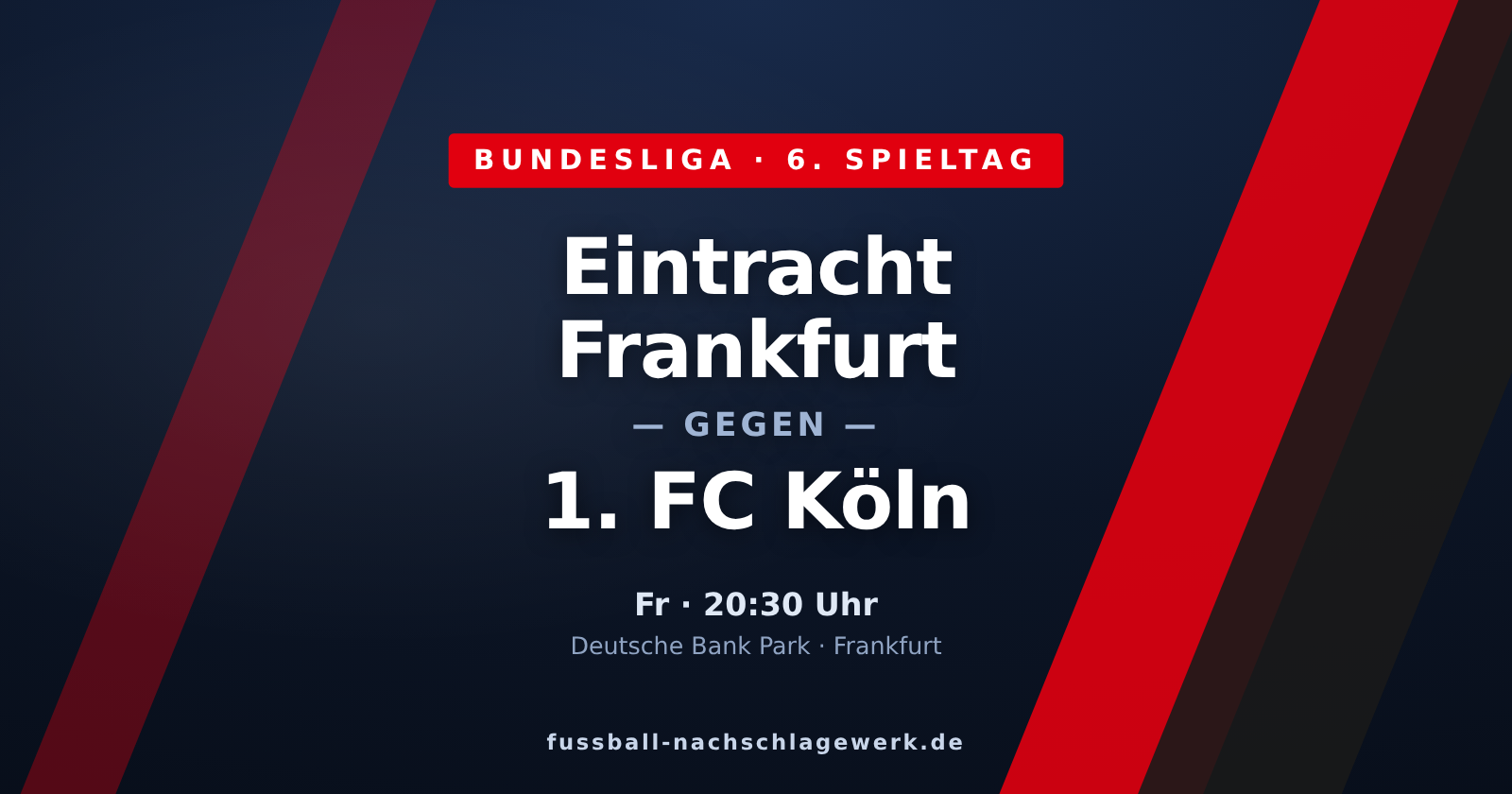Eintracht Frankfurt – 1. FC Köln: SGE will nach dem 0:6 reagieren