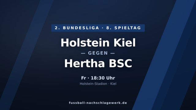 Holstein Kiel – Hertha BSC: Schlusslicht gegen den Tabellenführer