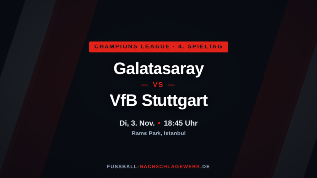 Galatasaray – VfB Stuttgart: Vorschau, Prognose & Übertragung (Champions League)