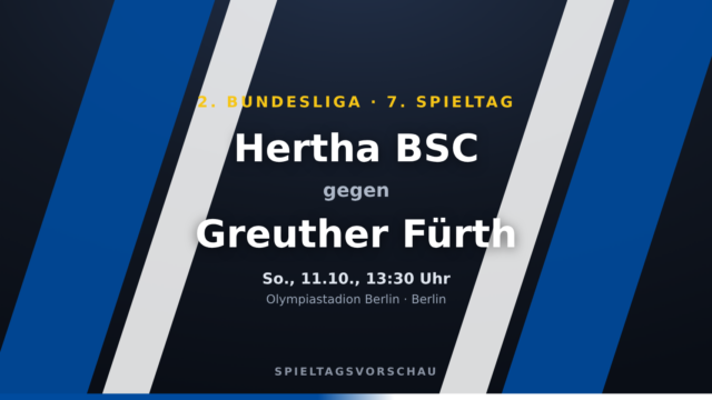 Makellose Hertha empfängt Fürth: Bleibt der Spitzenreiter ohne Makel?