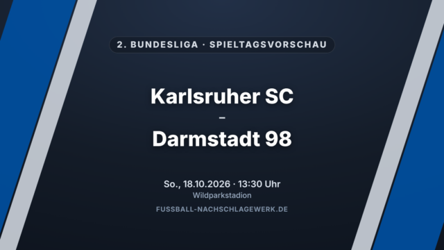 Karlsruher SC – Darmstadt 98: Der KSC braucht im Wildpark dringend Zählbares