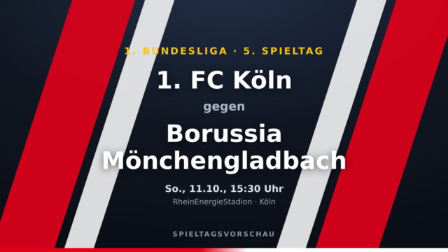Rheinderby im Krisenmodus: Köln empfängt den sieglosen Erzrivalen Gladbach