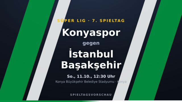 Kellerkind Konyaspor sucht den Befreiungsschlag gegen Başakşehir