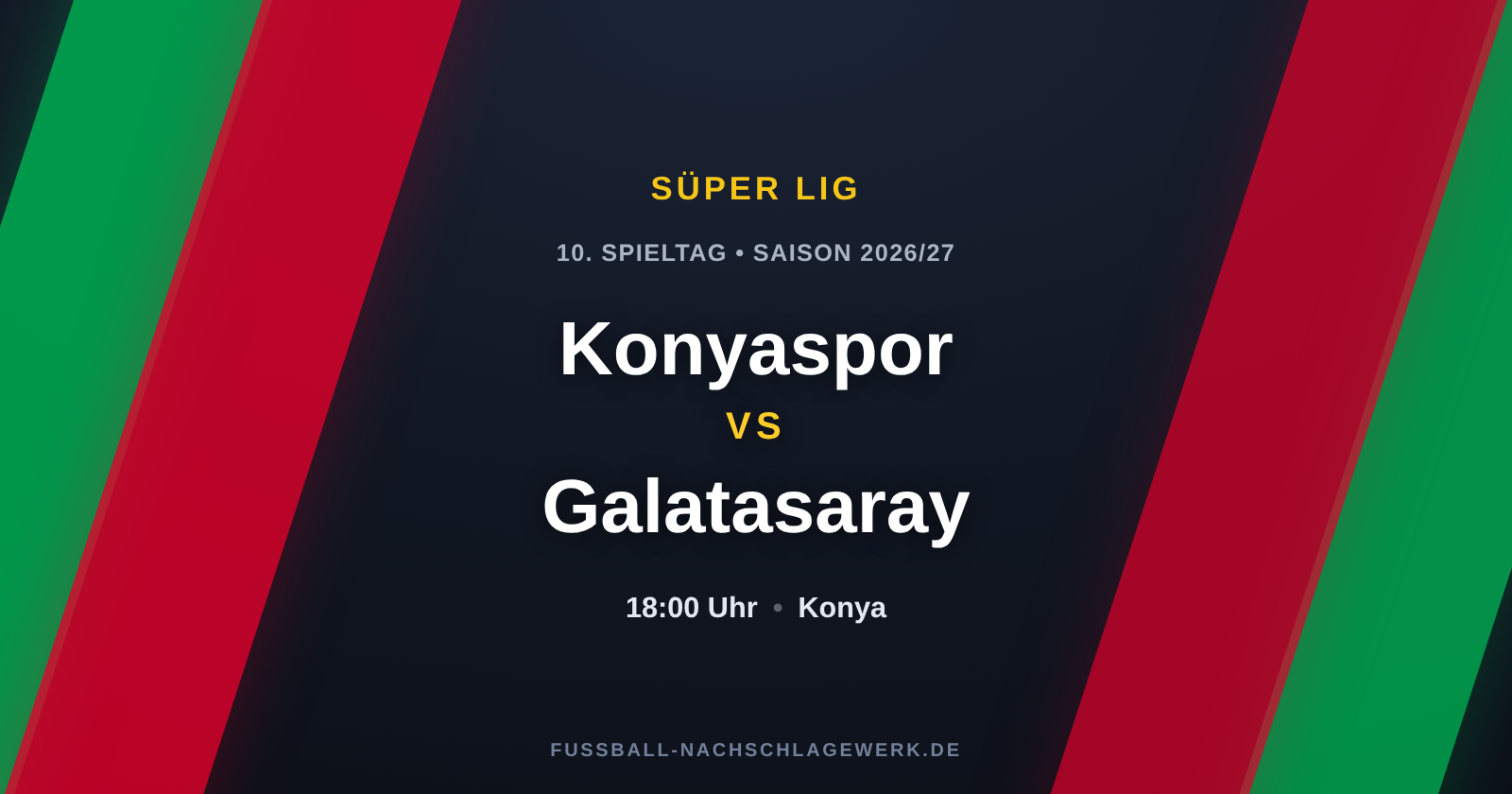 Konyaspor gegen Galatasaray: Vorschau, Prognose & Übertragung (Süper Lig)