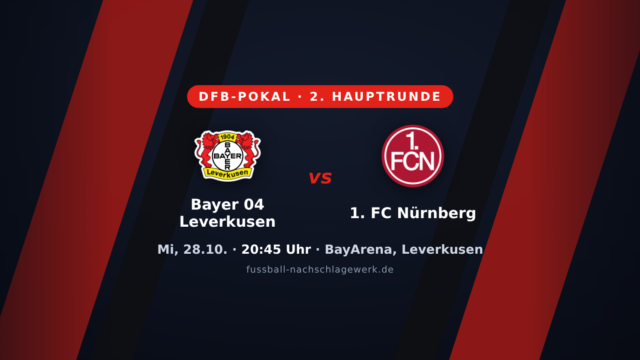 Bayer 04 Leverkusen – 1. FC Nürnberg: Werkself im Siegesrausch gegen den Club