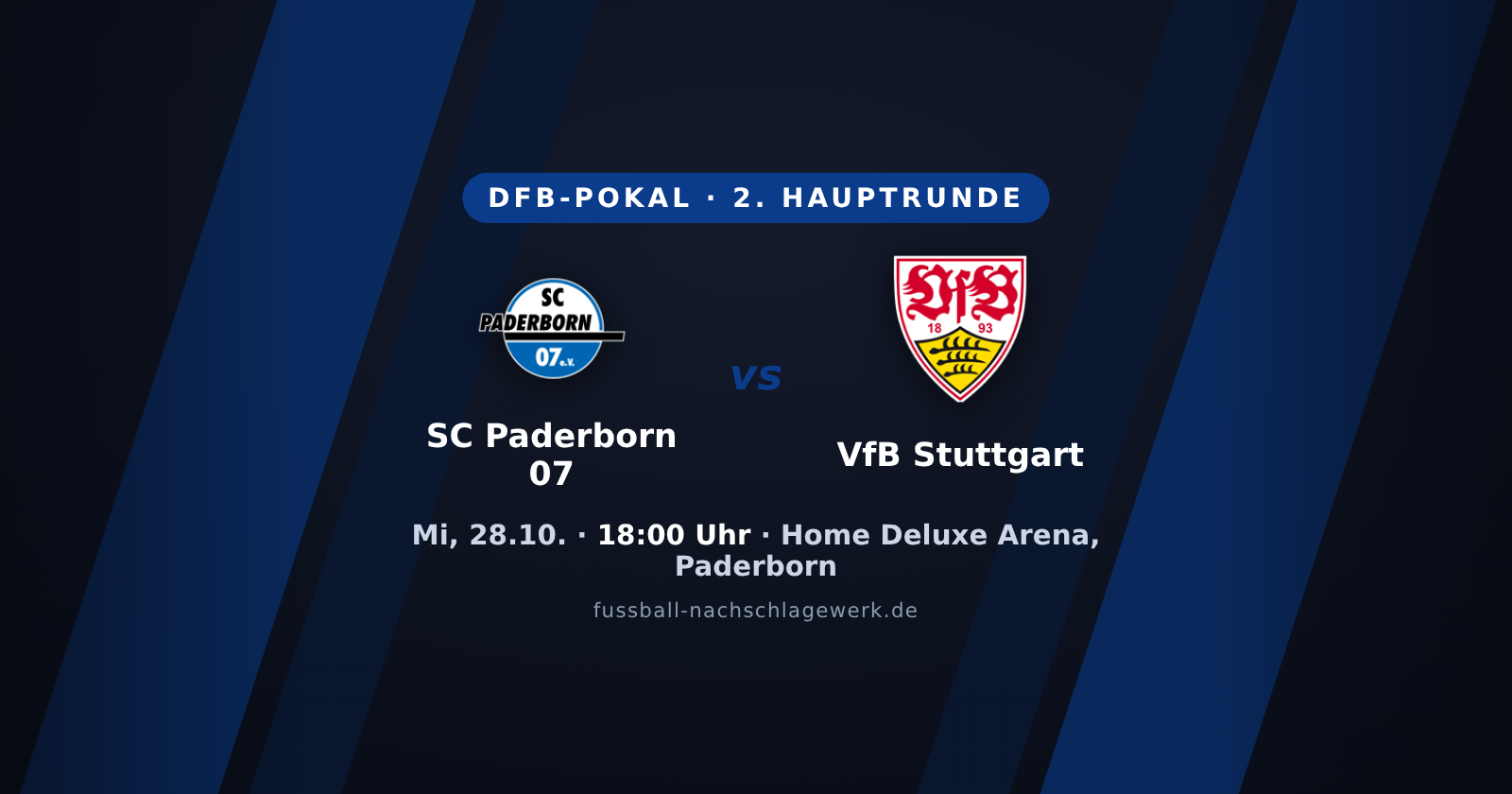 SC Paderborn 07 – VfB Stuttgart: Revanche-Chance im Pokal-Kellerduell