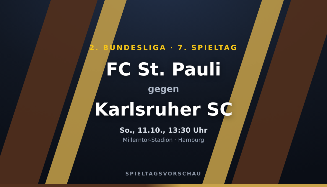 Millerntor-Duell: St. Pauli fordert den formschwachen KSC
