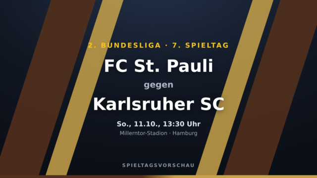 Millerntor-Duell: St. Pauli fordert den formschwachen KSC