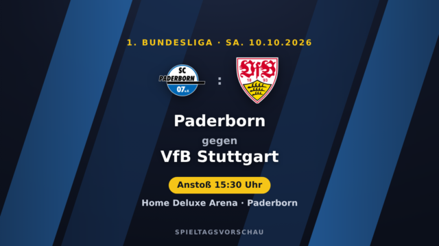 Paderborn – Stuttgart: Duell auf Augenhöhe | 1. Bundesliga
