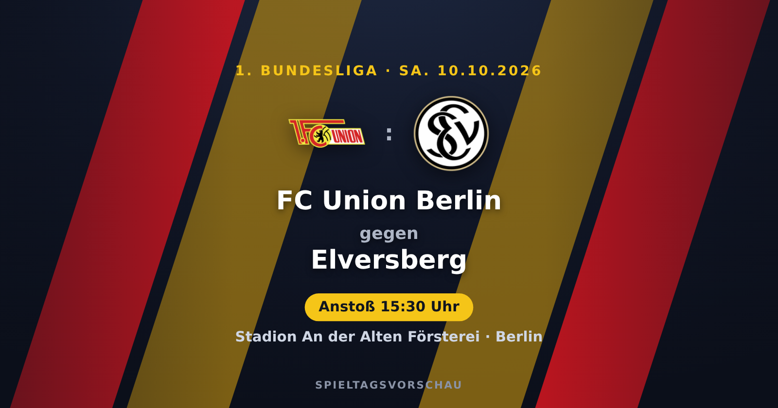 Union Berlin – Elversberg: Elversberg in der Favoritenrolle | 1. Bundesliga