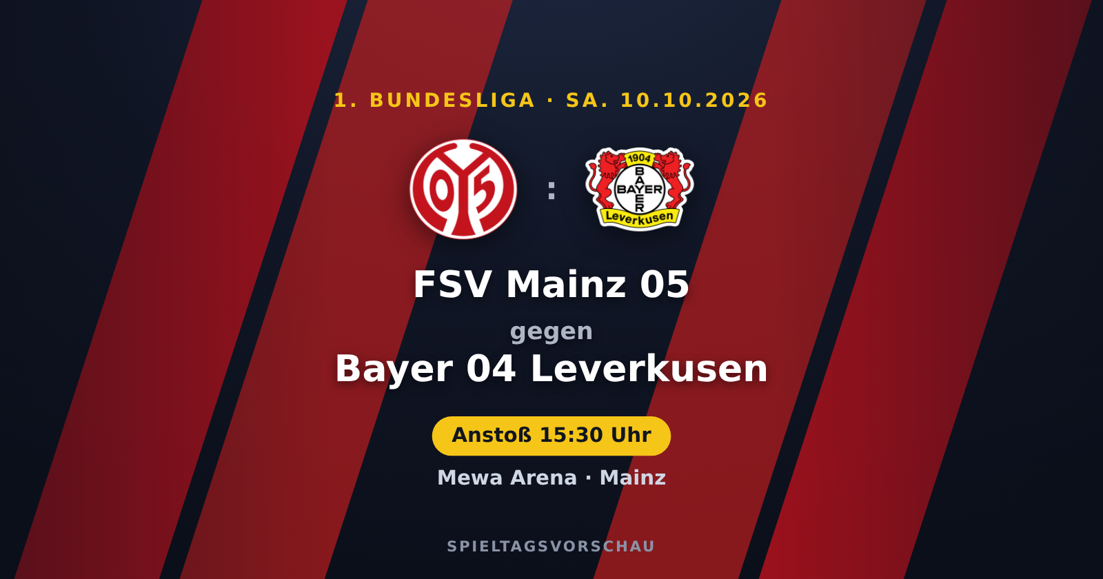 Mainz 05 – Leverkusen: Duell auf Augenhöhe | 1. Bundesliga