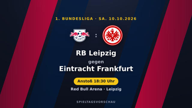 RB Leipzig – Frankfurt: Duell auf Augenhöhe | 1. Bundesliga