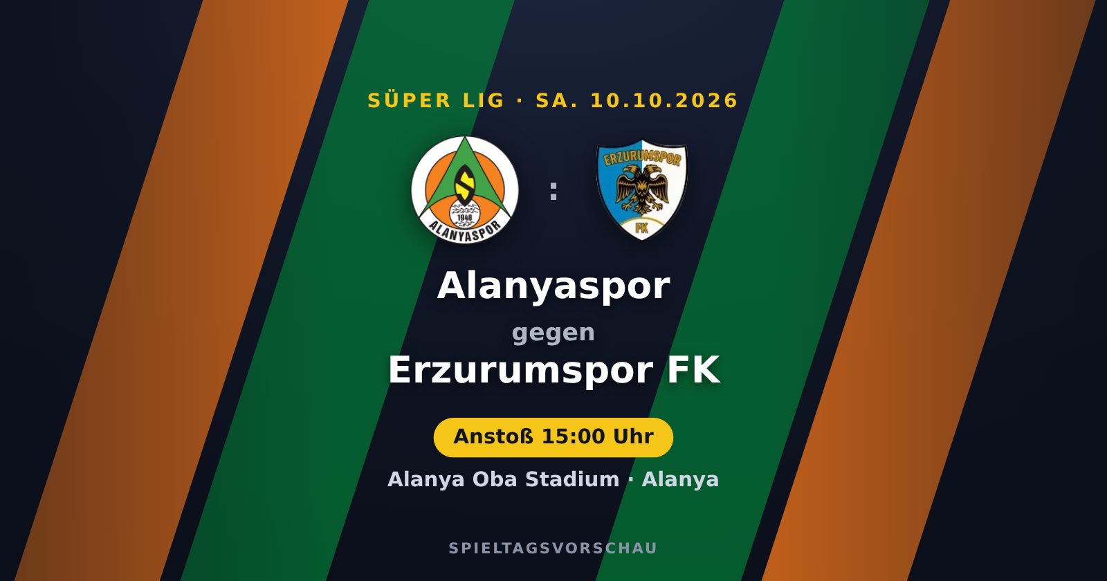 Alanyaspor – Erzurumspor: Alanyaspor in der Favoritenrolle | Süper Lig