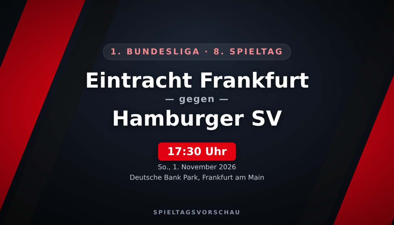Eintracht Frankfurt gegen Hamburger SV: Liga-Wiedersehen nach dem Pokalduell