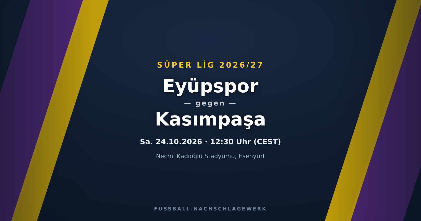 Eyüpspor – Kasımpaşa: Spieltagsvorschau, Ausfälle & Prognose (Süper Lig)