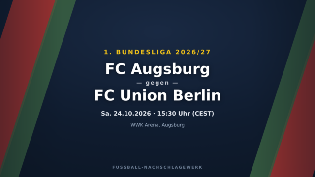 FC Augsburg – FC Union Berlin: Spieltagsvorschau, Ausfälle & Prognose (1. Bundesliga)