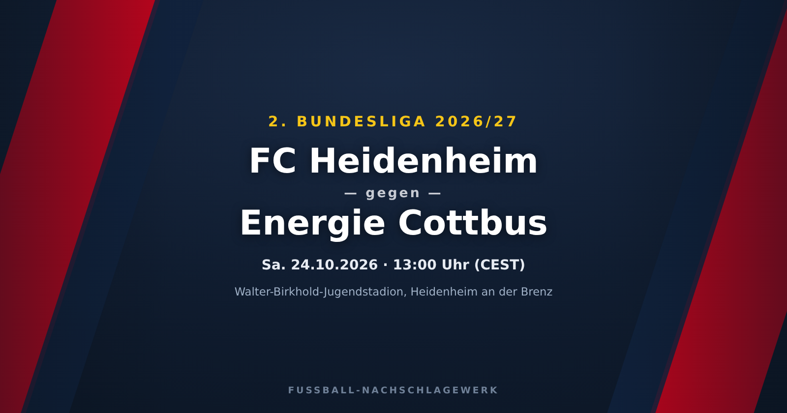 FC Heidenheim – Energie Cottbus: Spieltagsvorschau, Ausfälle & Prognose (2. Bundesliga)