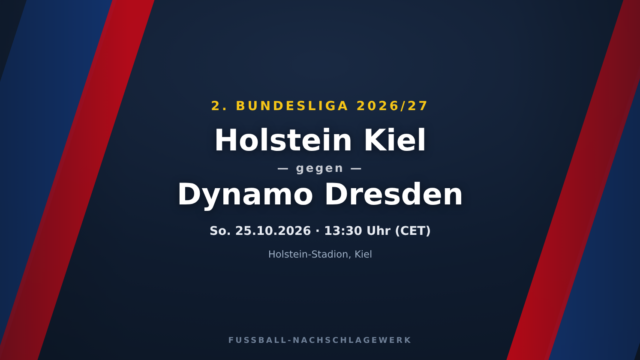 Holstein Kiel – Dynamo Dresden: Spieltagsvorschau, Ausfälle & Prognose (2. Bundesliga)