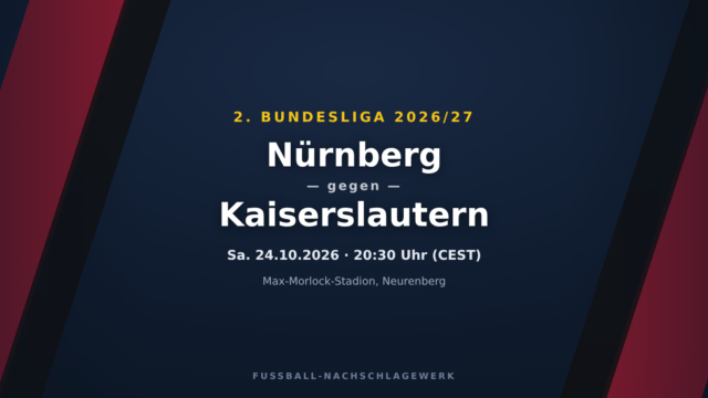 Nürnberg – Kaiserslautern: Spieltagsvorschau, Ausfälle & Prognose (2. Bundesliga)