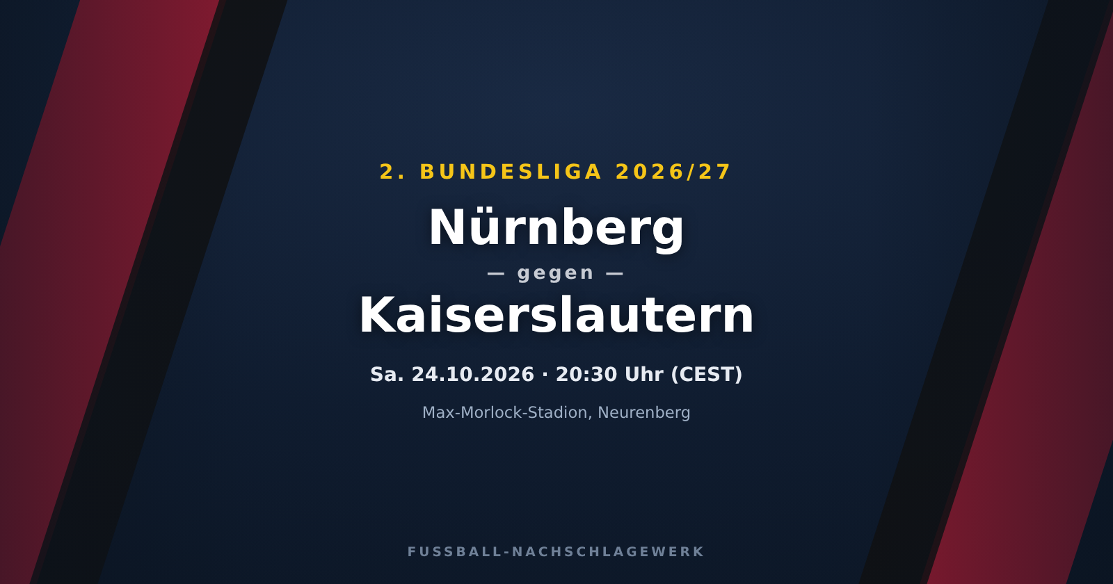 Nürnberg – Kaiserslautern: Spieltagsvorschau, Ausfälle & Prognose (2. Bundesliga)