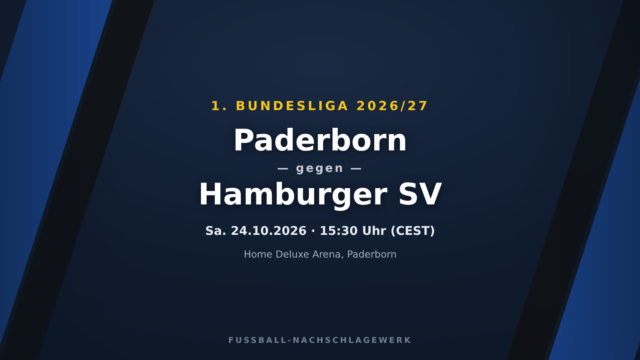 Paderborn – Hamburger SV: Spieltagsvorschau, Ausfälle & Prognose (1. Bundesliga)