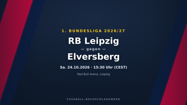 RB Leipzig – Elversberg: Spieltagsvorschau, Ausfälle & Prognose (1. Bundesliga)